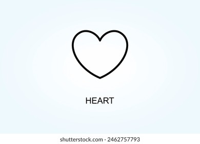 Heart Vector Or Logo Sign Symbol Illustration
