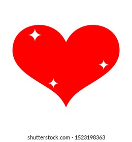 heart vector. love heart with decoration