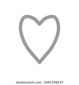 Heart vector, love heart icon, like icon, like vector, heart shape vector, love symbol icon, Valentine's day icon, vector illustration, like button, heart symbol