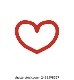 Vektorgrafik Herzsymbol, Liebessymbol-Symbol, Button-Vektorgrafik, Liebesherz-Vektorgrafik, Herzsymbol, wie Vektorgrafik, Herzform isoliert, wie Symbol, Valentinstag-Symbol, wie Button