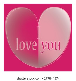 heart vector i love you