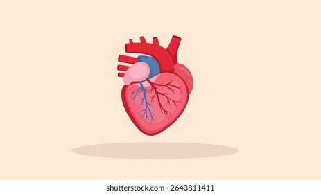 Vector del corazón para el estilo simple de Medichine
