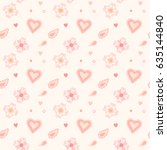Heart vector pattern
