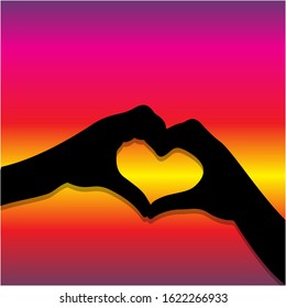 Heart  Vector. Perfect Love symbol. Valentine's Day sign, isolated emblem on white background , Flat style for graphic and web design, logo.