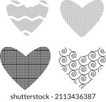 Heart Vector for print or use as poster, card, flyer or T Shirt