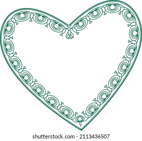 Heart Vector for print or use as poster, card, flyer or T Shirt