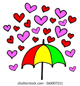 heart vector red day symbol element love icon design color romantic