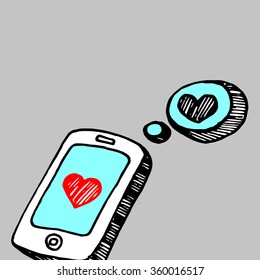 heart vector red day symbol element love icon design color romantic