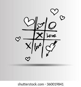 heart vector red day symbol element love icon design color romantic
