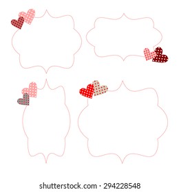 heart vector red symbol element love icon
