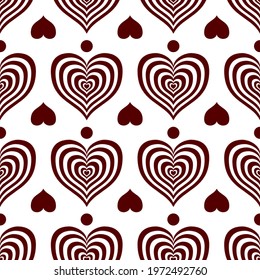 Heart vector - seamless vector background illustration pattern heart pattern
