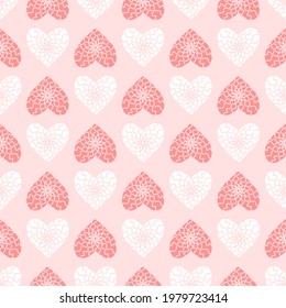 Heart vector - seamless vector background illustration pattern heart pattern