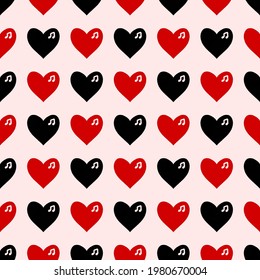 Heart vector - seamless vector background illustration pattern heart pattern