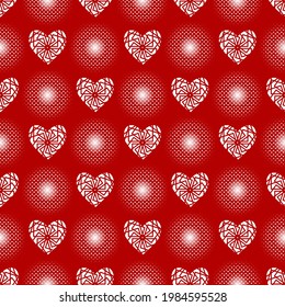Heart vector - seamless vector background illustration pattern heart 