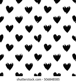 Heart Vector Seamless Pattern. Backdrop for Boys Girls Ladies textiles wrapping paper. Banner, Greeting Card, Valentines cards, Postcard, Packaging, Textile Print