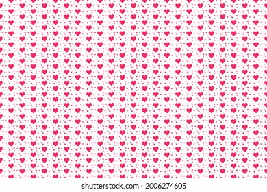 heart vector seamless pattern design