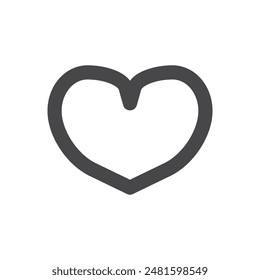 Heart vector, heart shape isolated, I love you symbol, like vector, like icon vector, Valentines day, love heart icon, vector illustration, like button