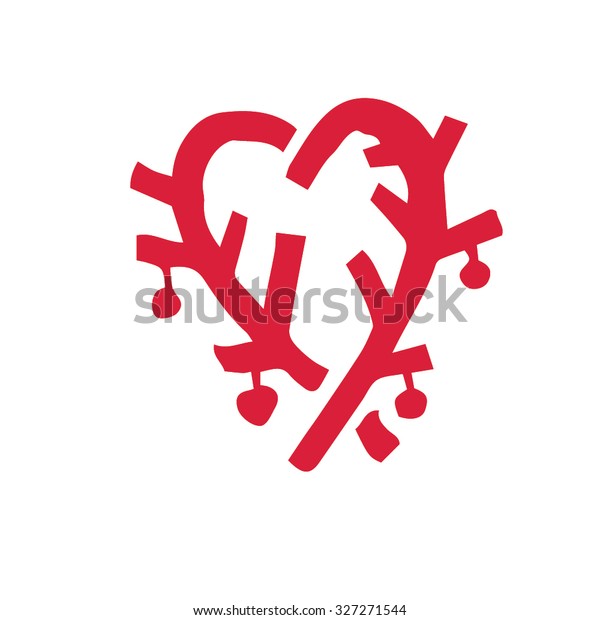 Heart Vector Sign Logo Icon Symbol Stock Vector (Royalty Free ...