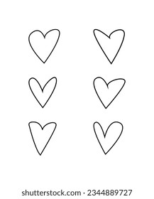 Heart Vector Silhouette, Black Heart Icon, Heart Shape Resource