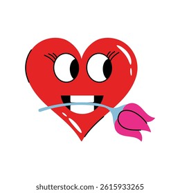 Heart vector Sticker. Eps 10 file