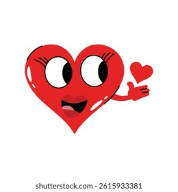 Heart vector Sticker. Eps 10 file