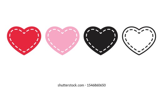 heart vector valentine icon logo symbol cartoon character doodle illustration design