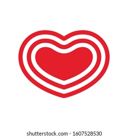heart vector valentine icon logo symbol cartoon character illustration design
