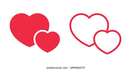 heart vector valentine icon logo symbol character cartoon doodle illustration design