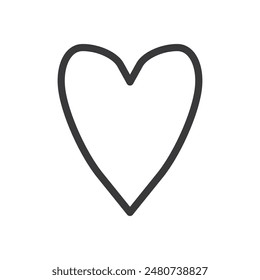 Heart vector, Valentine heart icon, heart symbol, love heart icon, love symbol, like icon, Valentine's day icon, button vector, like vector, like button, like symbol, vector illustration