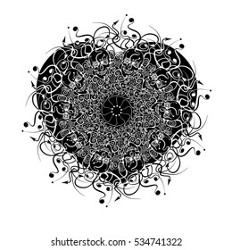 The heart vector. Valentine's day. A symbol of love. Grunge texture. Ornate pattern. Valentine. Wedding. symbol. Florid. Beautiful. Attractive. Cute