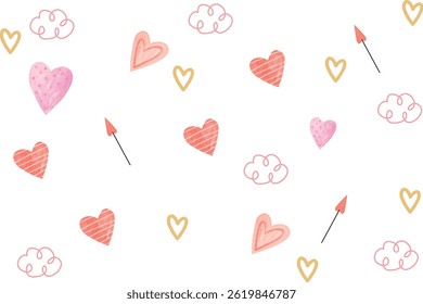 Heart Vector ,Valentines Day, Weeding Invitation 