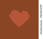 Heart vector which consists of isolated elements. Modern style with ethnic elements in heart vector. Can be used as print, wallpaper, cards, valentine cards, logo, background and etc.