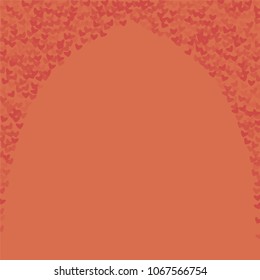 Heart vector which consists of isolated elements. Modern style with beautiful elements in heart vector. Can be used as print, wallpaper, cards, valentine cards, logo, background and etc.