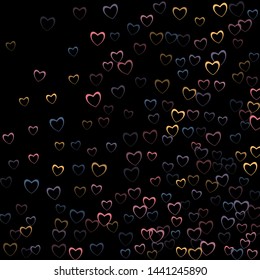 Heart vector which consists of isolated elements. Modern style with beautiful elements in heart vector.  