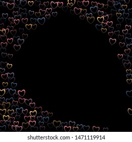 Heart vector which consists of isolated elements. Modern style with beautiful elements in heart vector. Can be used as print, wallpaper, cards, valentine cards, banner, background and etc.