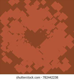 Heart vector which consists of isolated elements. Modern style with ethnic elements in heart vector. Can be used as print, wallpaper, cards, valentine cards, logo, background and etc.