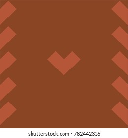 Heart vector which consists of isolated elements. Modern style with ethnic elements in heart vector. Can be used as print, wallpaper, cards, valentine cards, logo, background and etc.