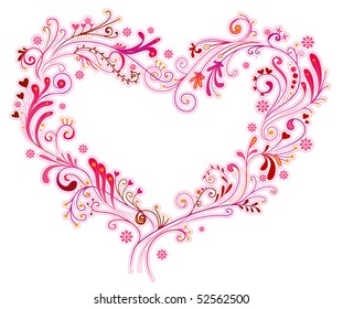 Heart Vines - Vector