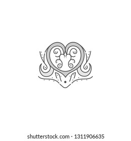 Heart Vintage Rustic Vector