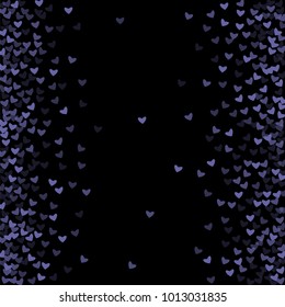 Heart violet which consists of isolated elements. Modern style with beautiful elements in heart violet. Can be used as print, wallpaper, cards, valentine cards, logo, background and etc.