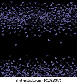 Heart violet which consists of isolated elements. Modern style with beautiful elements in heart violet. Can be used as print, wallpaper, cards, valentine cards, logo, background and etc.