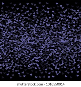 Heart violet which consists of isolated elements. Modern style with beautiful elements in heart violet. Can be used as print, wallpaper, cards, valentine cards, logo, background and etc.