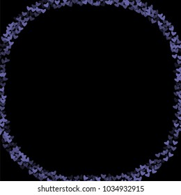 Heart violet which consists of isolated elements. Modern style with beautiful elements in heart violet. Can be used as print, wallpaper, cards, valentine cards, logo, background and etc.