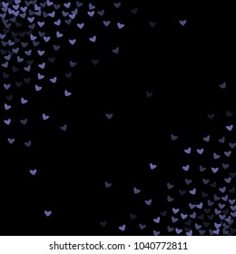 Heart violet which consists of isolated elements. Modern style with beautiful elements in heart violet. Can be used as print, wallpaper, cards, valentine cards, logo, background and etc.