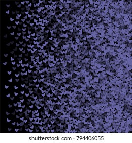 Heart violet which consists of isolated elements. Modern style with beautiful elements in heart violet. Can be used as print, wallpaper, cards, valentine cards, logo, background and etc.
