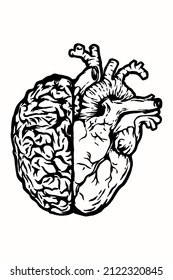 164 Brain and heart tattoo Images, Stock Photos & Vectors | Shutterstock