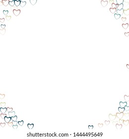 Heart wallpaper which consists of isolated elements. Modern style with beautiful elements in heart wallpaper. Can be used as print, wallpaper, cards, valentine cards, banner, background and etc.