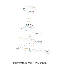 Heart wallpaper which consists of isolated elements. Modern style with beautiful elements in heart wallpaper. Can be used as print, wallpaper, cards, valentine cards, banner, background and etc.
