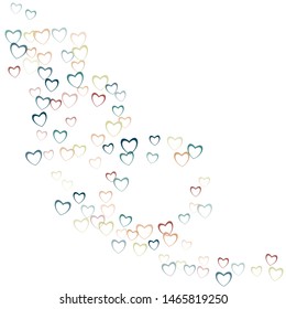 Heart wallpaper which consists of isolated elements. Modern style with beautiful elements in heart wallpaper. Can be used as print, wallpaper, cards, valentine cards, banner, background and etc.
