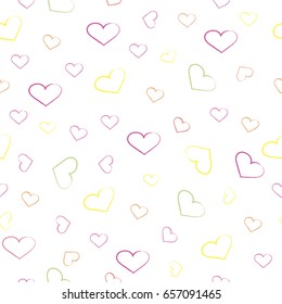 Heart wallpaper.Vector illustration.